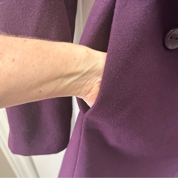 Ricki’s Women's Double-Breasted Wrap Coat Belted Purple Size XS - Picture 9 of 15